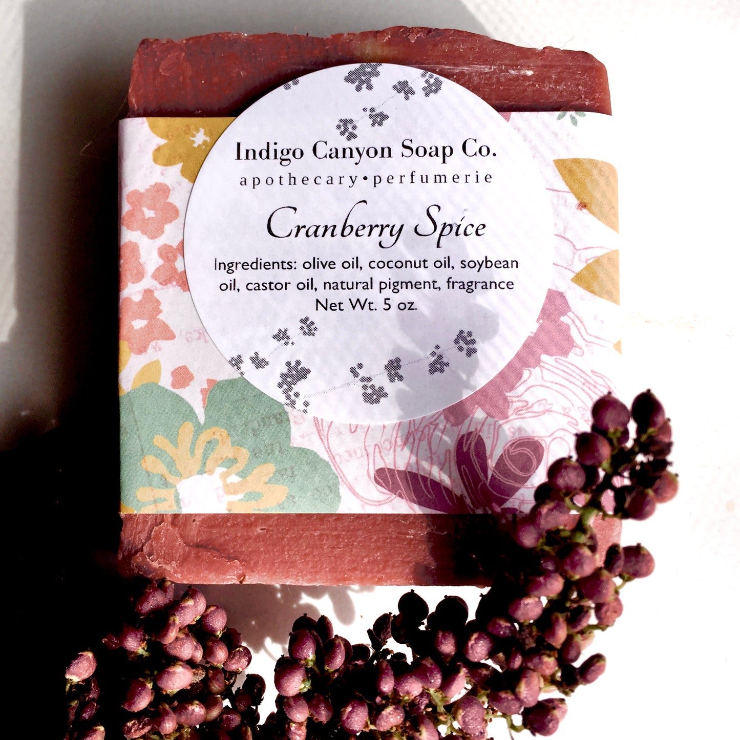 Spiced Cranberry Goat Milk Soap