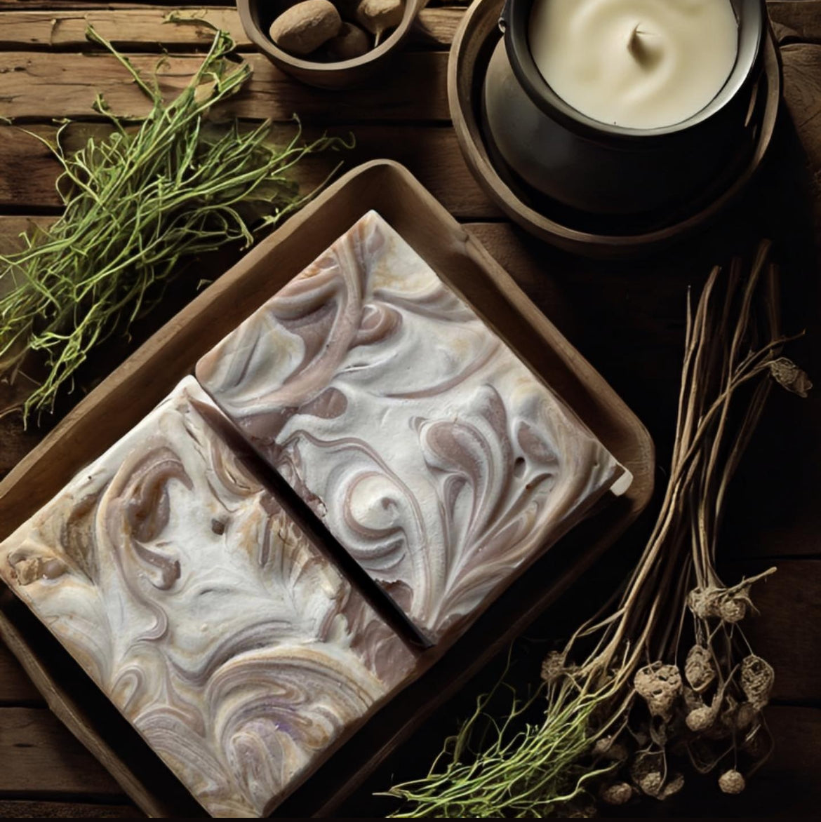 Salted Caramel Cappuccino Bar Soap